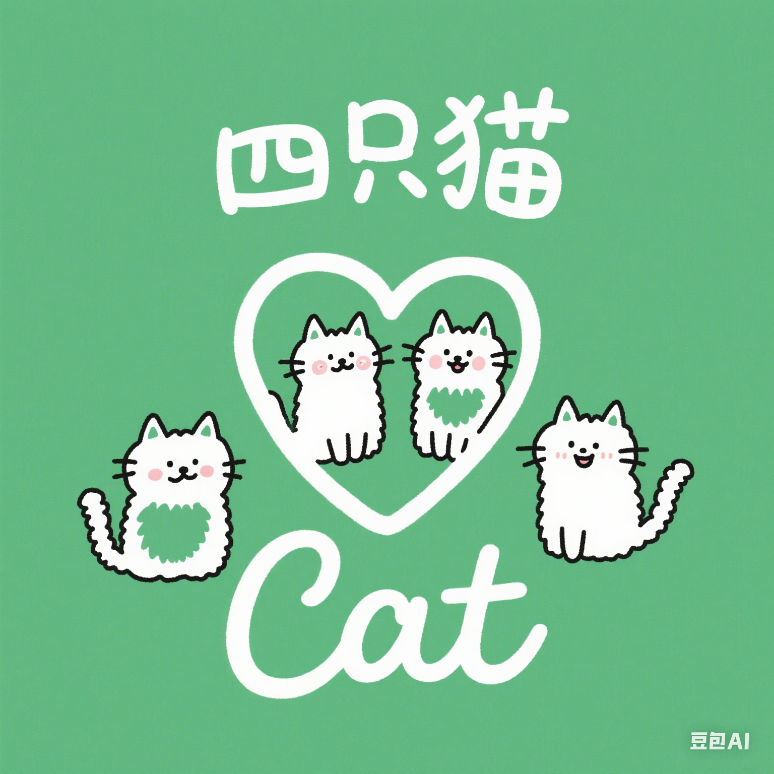 四只猫